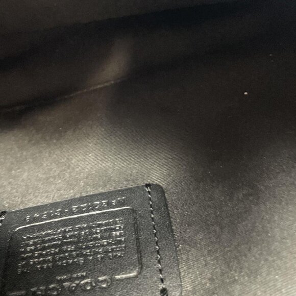 Coach Ellie Dark Brown Black Signature Canvas Crossbody Shoulder Bag - Picture 9 of 16